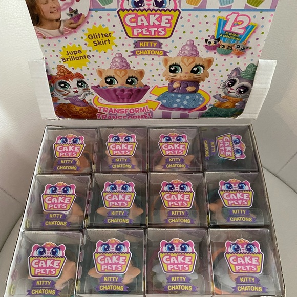 NEW BOX OF 24 Danawares Cake Pets Kitty Scented Pop Up Toy - Picture 3 of 3